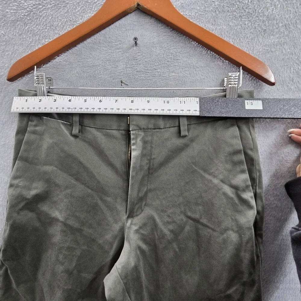 Banana Republic Men Pants 30X32 Green Chino Aiden Slim 27